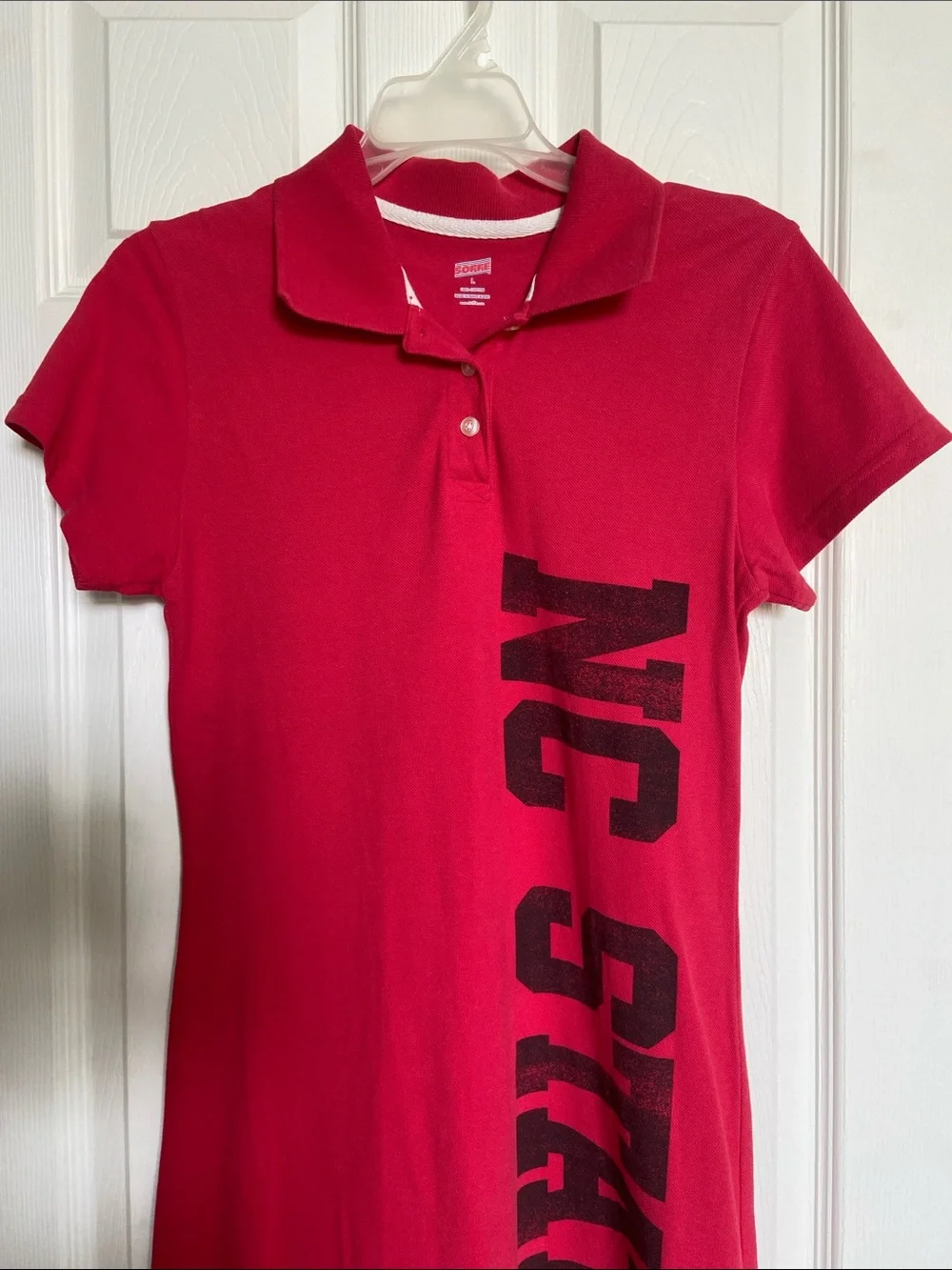 Soffe Polo-Style Red NC State Girl’s Dress